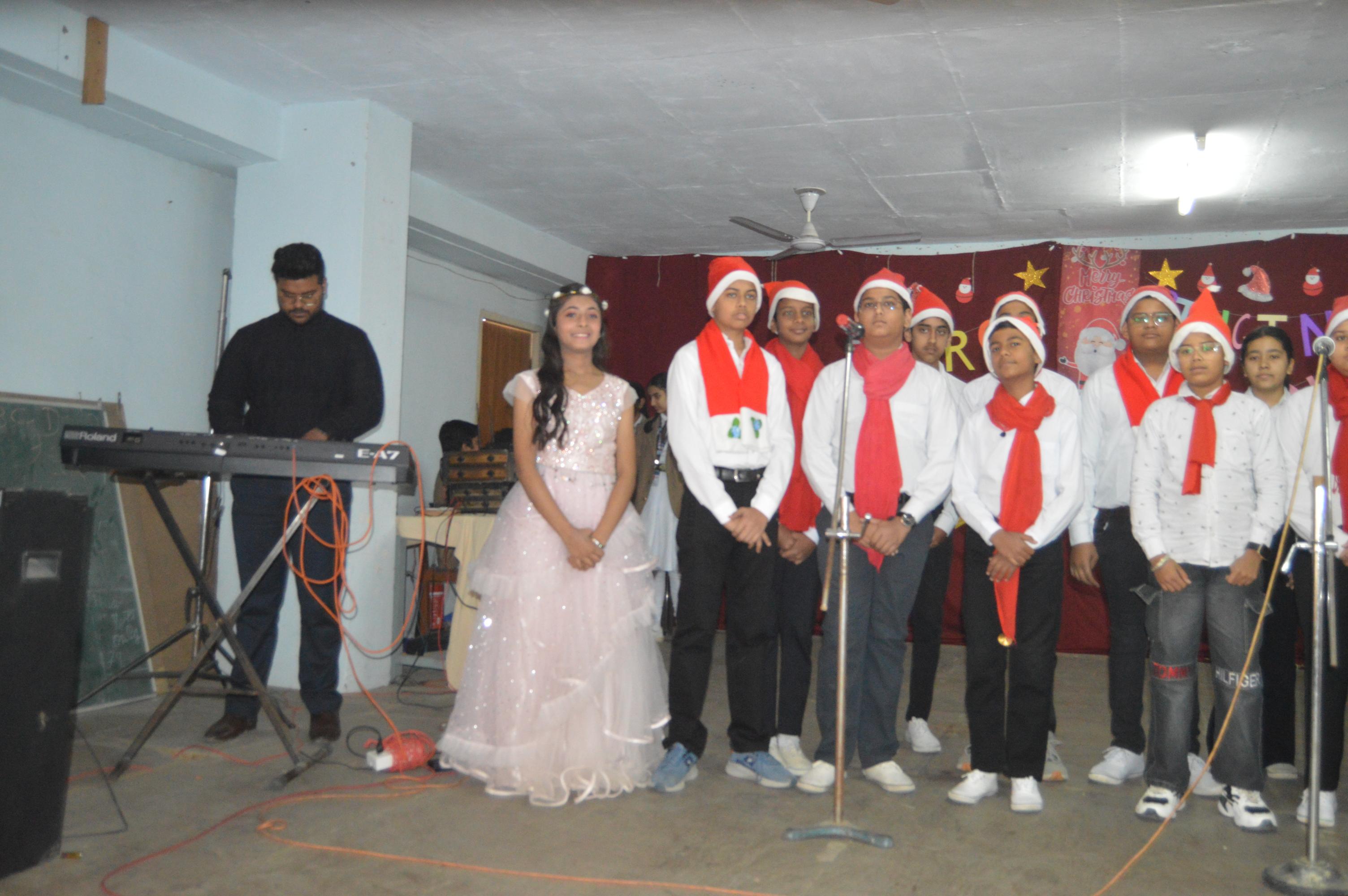 CAROL SINGING COMPETITION OF CLASS-8TH-12