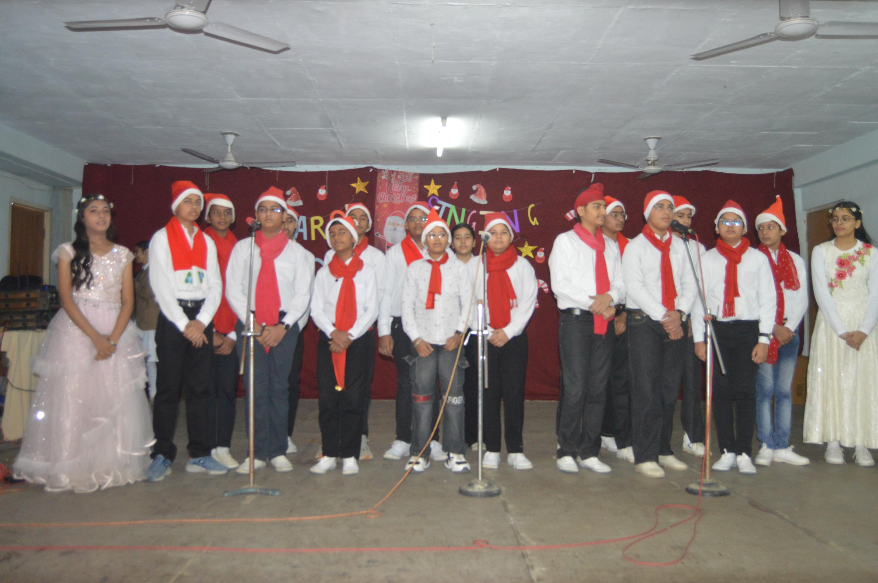 CAROL SINGING COMPETITION OF CLASS-8TH-10