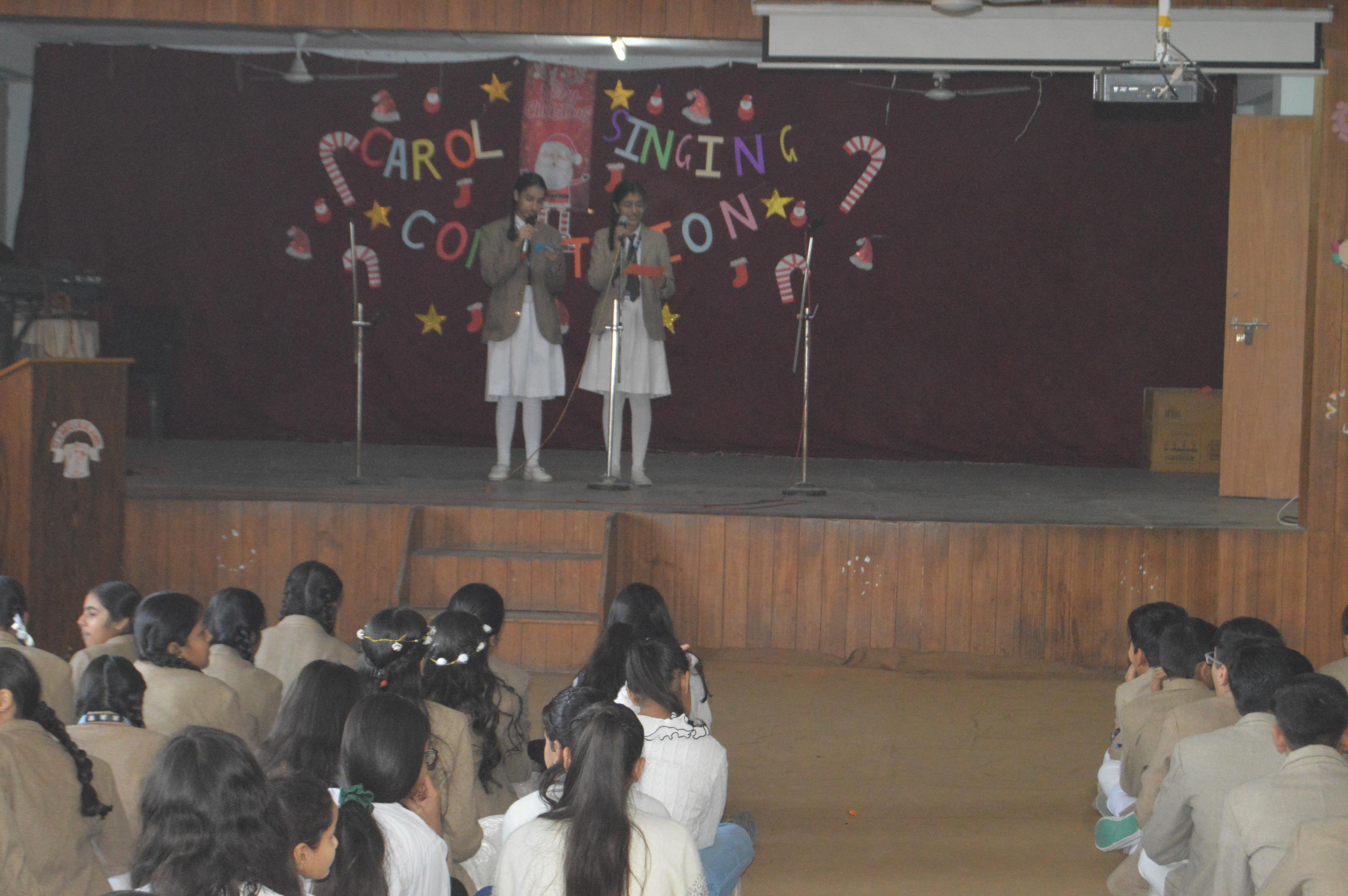 CAROL SINGING COMPETITION OF CLASS-8TH-3