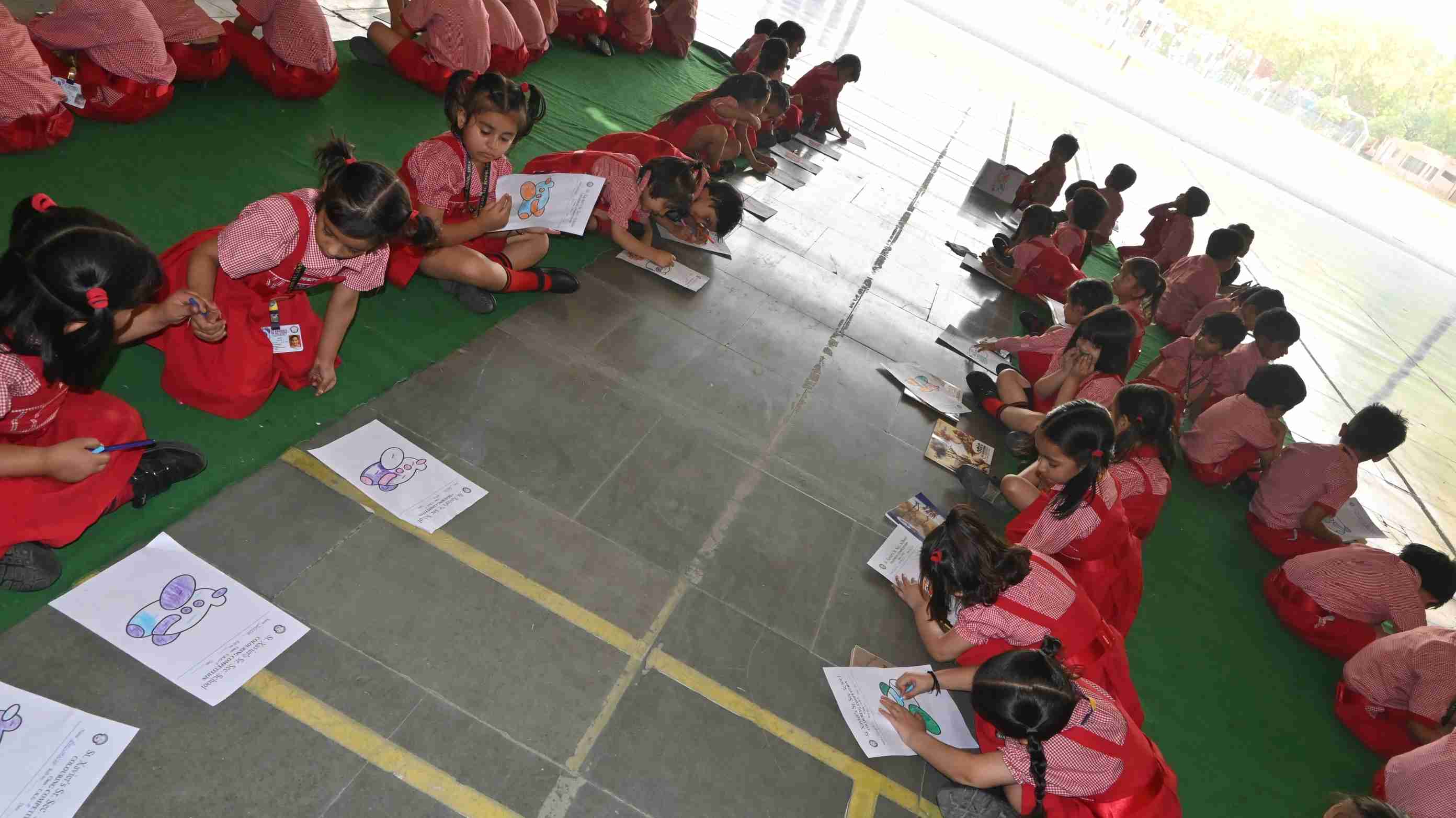 COLOURING COMPETITION FOR CLASS-LKG & UKG -5