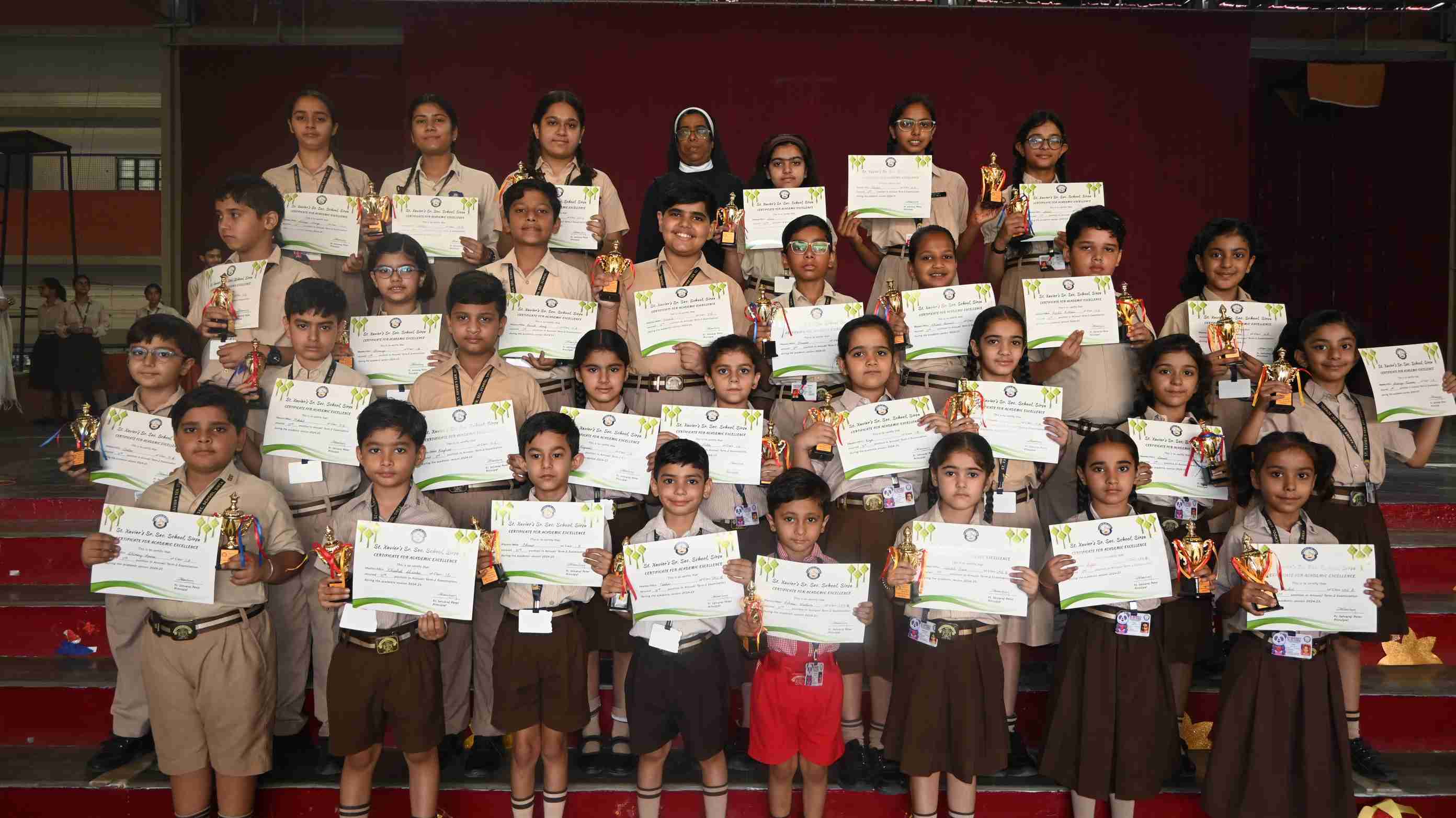 Academic Achievers Certificate For Class-LKG to 9th and 11th (Session 2024-25)-1